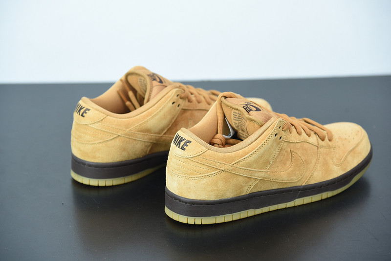 nike sb dunk low “wheat mocha” bq6817-204