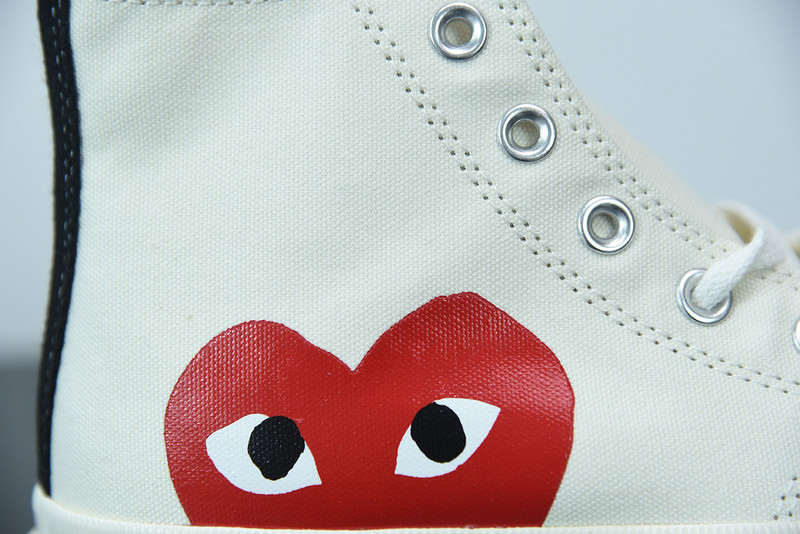 cdg play x converse