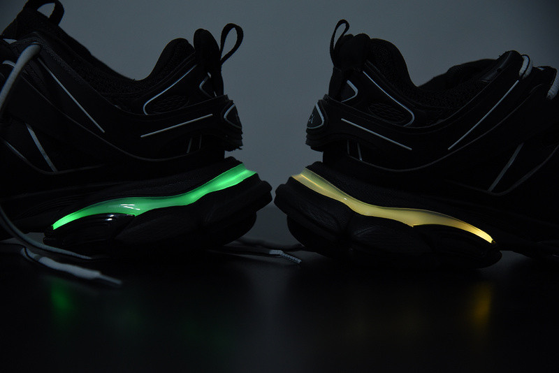 bc track mule clear sole sneakers 3.0 led